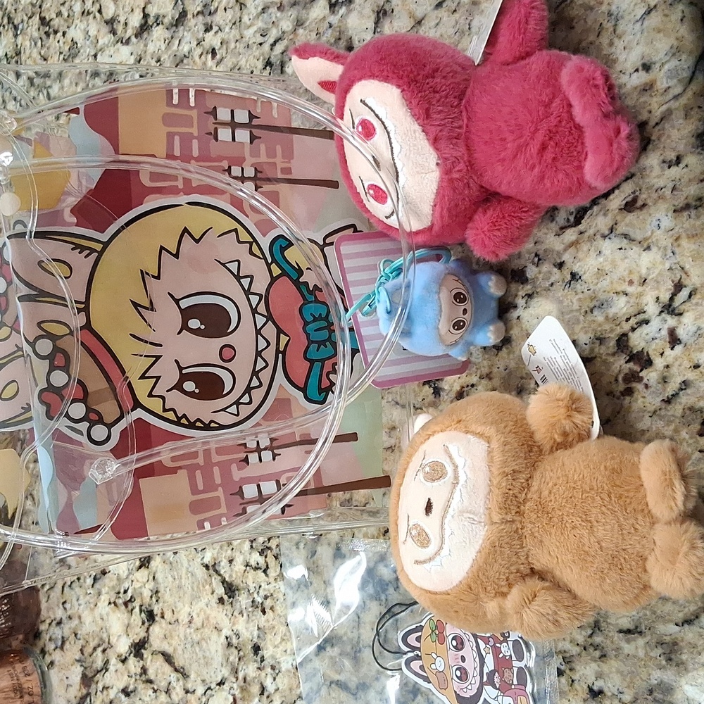 Cute Plush Toy Bunde with Small Hand Bag